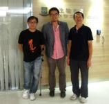 (from left) Mr. Stanley Ho, Mr. Wayne Chau  and Prof. Victor Lau